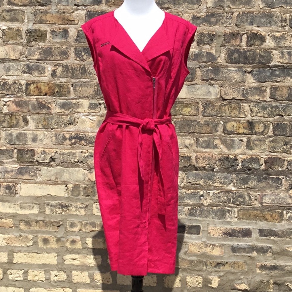 Gerard Darrel 100% linen dress.